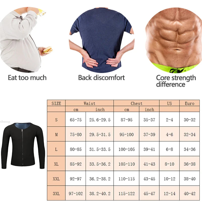 Men’s Sauna Sweat Jacket